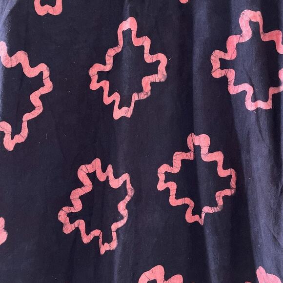 POST-IMPERIAL Ijebu Camp Shirt Hand Dyed Patterned Short Sleeve Button Up Sz XXL - Picture 9 of 10